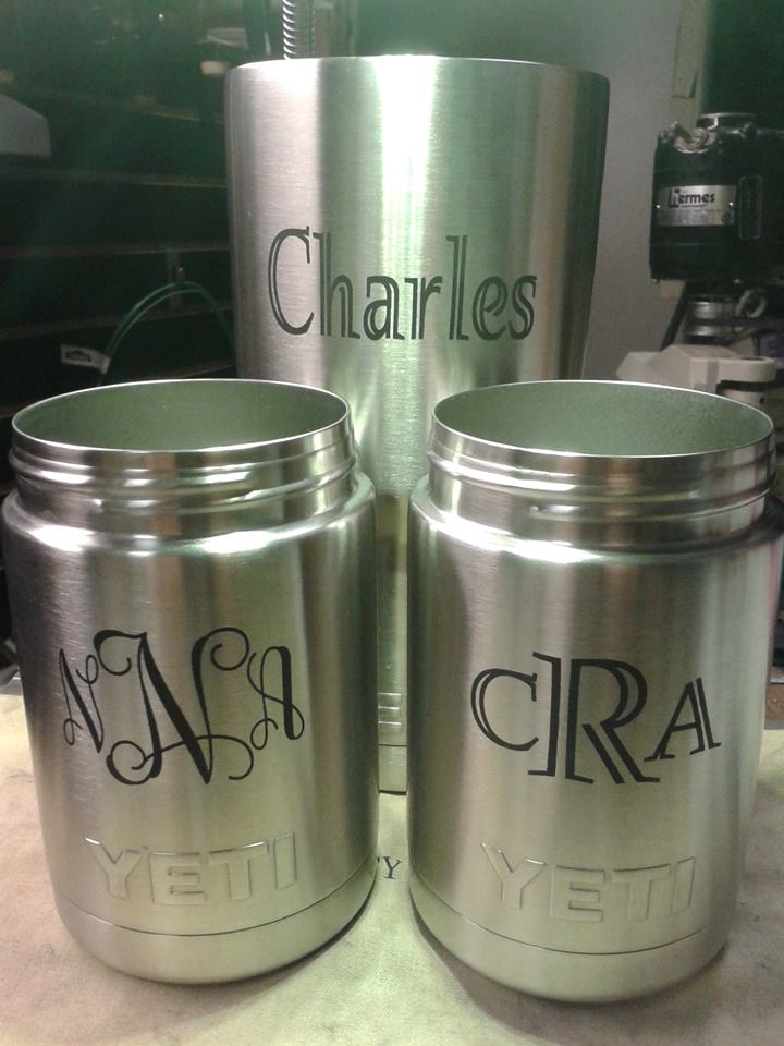 Affordable YETI Cup Engraving San Antonio TX Herrings Engraving
